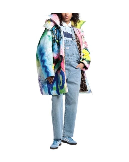 Dolce & Gabbana Blue Down Jacket