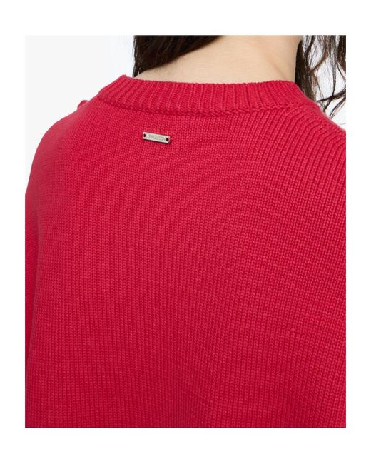 J.W. Anderson Red Jw Anderson Cropped Loop Jumper