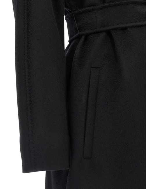 Max Mara Black 'Dravenna' Coat