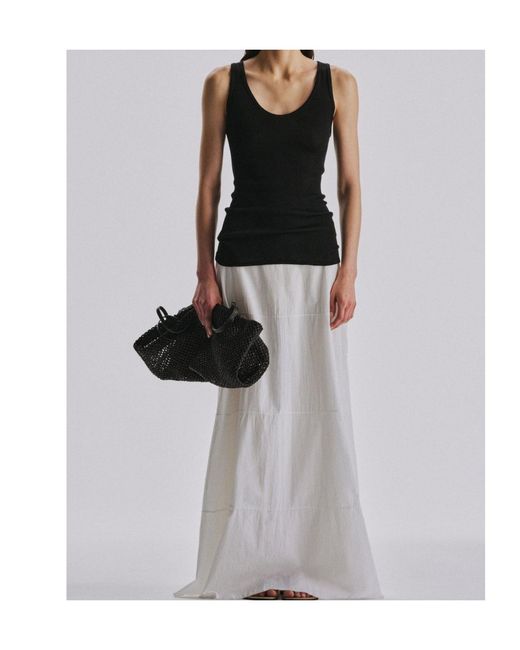 The Row Black Danel Ribbed-Knit Vest