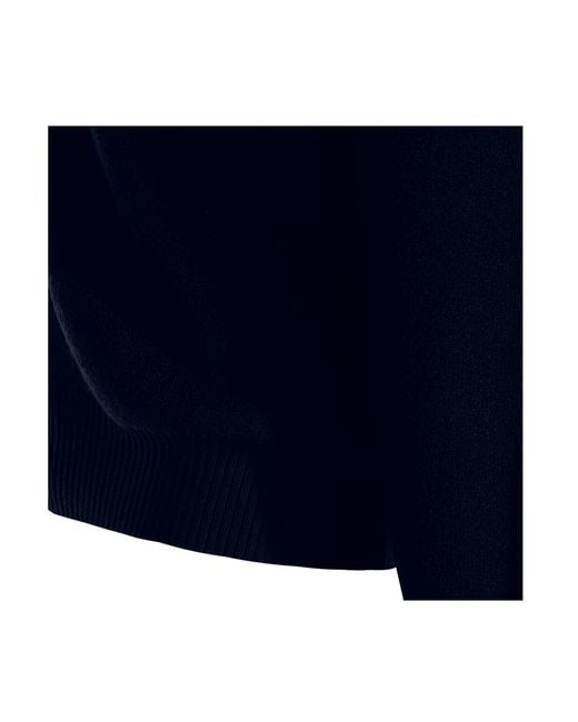 Stone Island Blue High-Neck Cardigan for men