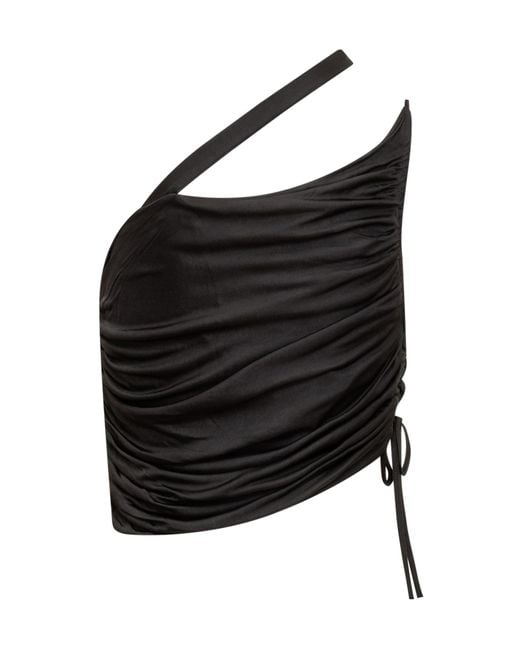 ANDREADAMO Black Sleeveless Blouse