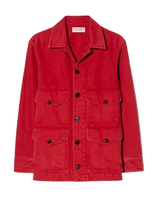 Nili Lotan Red Long Sleeve Jacket