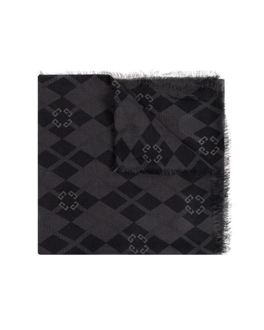 Givenchy Black Scarf With Monogram, for men