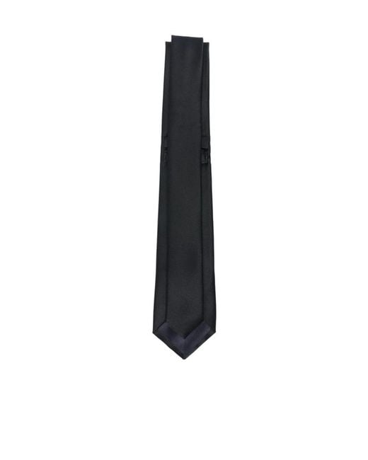 Tagliatore Black Plain Tie for men