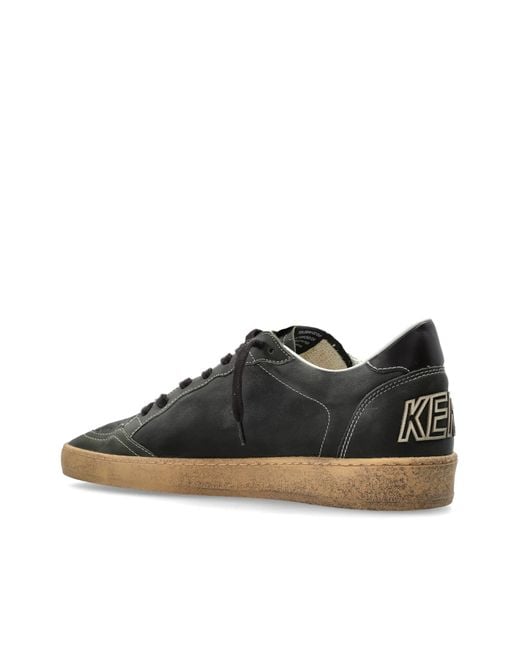 Golden Goose Deluxe Brand Brown Ball Star Low-Top Sneakers for men