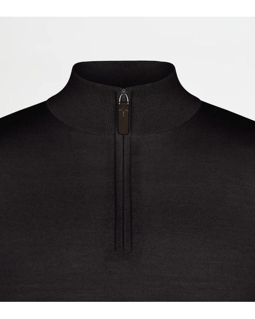 Tod's Black Long-Sleeved Sweater for men