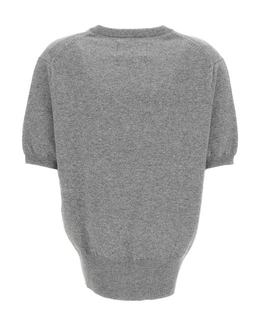 Extreme Cashmere Gray V-Neck Sweater