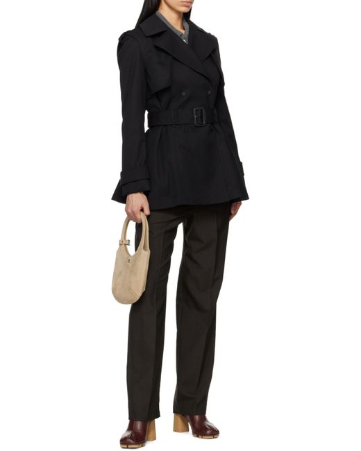 Mackage Black Adva Trench Coat