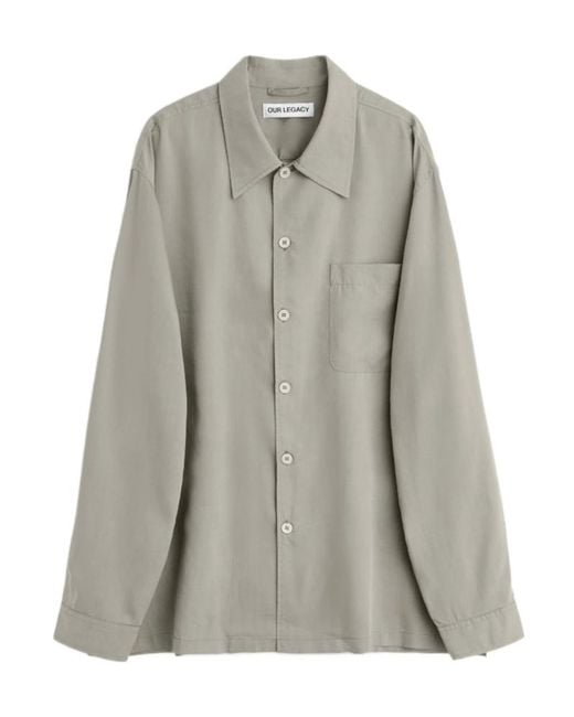 Our Legacy Gray Every Relaxed Fit Shirt for men