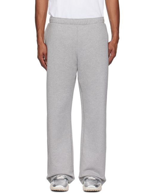 MARINE SERRE White Moon Logo Fleece Sweatpants for men