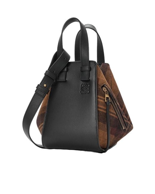 Loewe Black Compact Hammock Bag