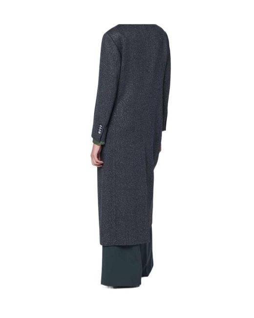 Tagliatore Blue Double-Breasted Coat