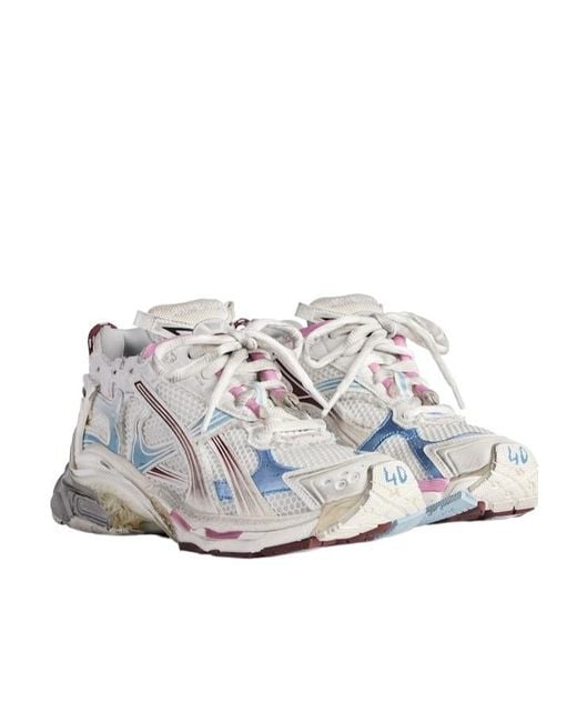 Balenciaga White Runner Gradient Sneaker