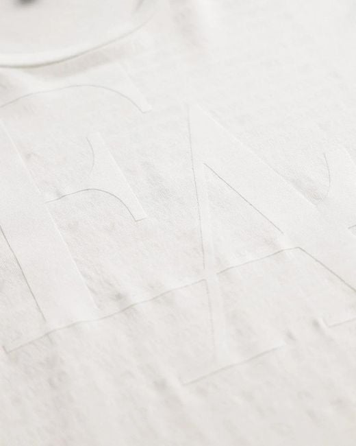 Emporio Armani White T-Shirt With Round Neck for men