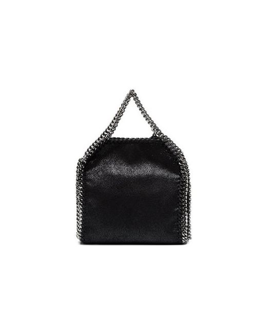 Stella McCartney Black Falabella Tiny Tote Bag