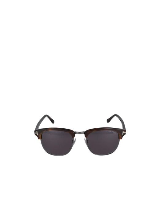 Tom Ford White Oval Sunglasses for men