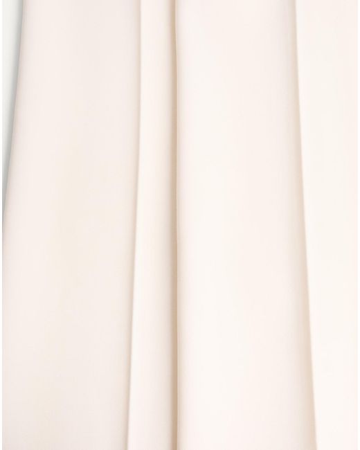 Valentino White Pleat Detailed Wide Leg Pants for men