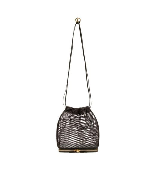 Alaïa White Drawstring Shoulder Bag