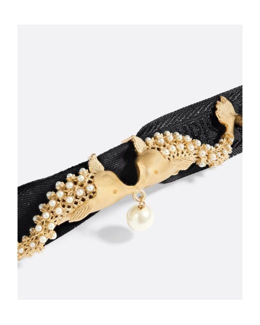 Dior White Arabesque Choker