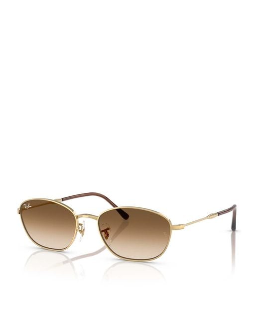 Ray-Ban Multicolor Rectangular Metal Sunglasses