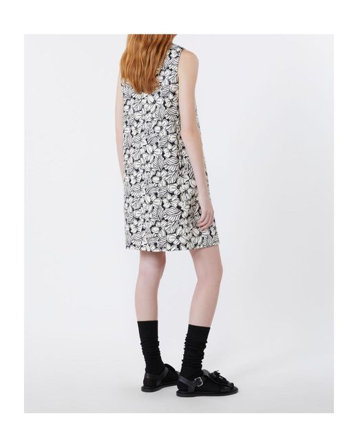 Weekend by Maxmara White Floral Midi Dress
