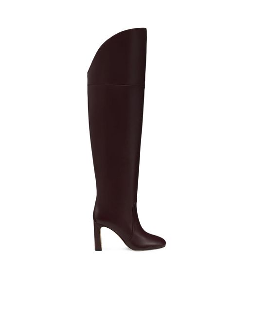 Stuart Weitzman Brown Babette Over-The-Knee Tubo 85