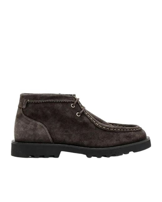 AllSaints Brown Skiff Suede Boots for men
