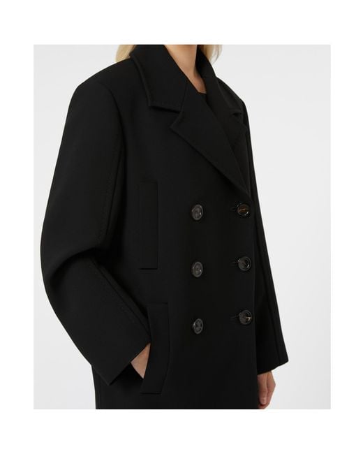 Max Mara Black Studio Janzir Double-Breasted Jacket