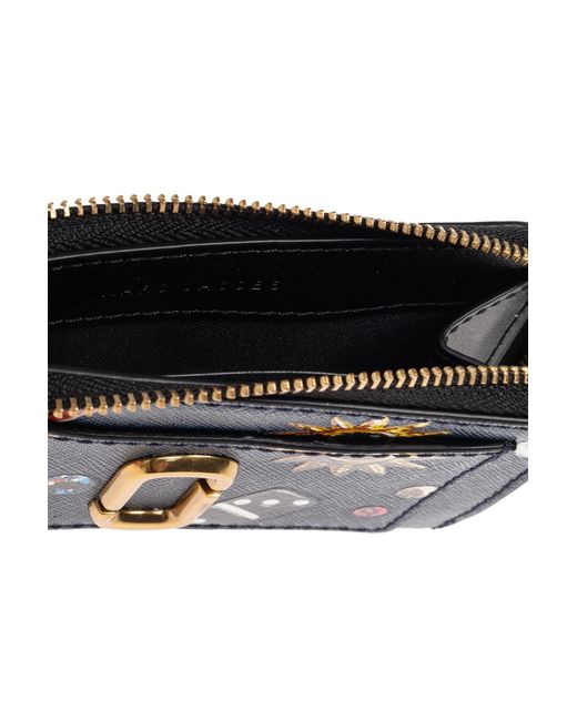 Marc Jacobs Blue The Trinket Utility Snapshot Top Zip Wallet