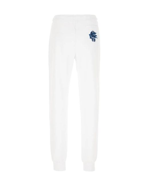 Etro White Elastic Waist Track Pants for men