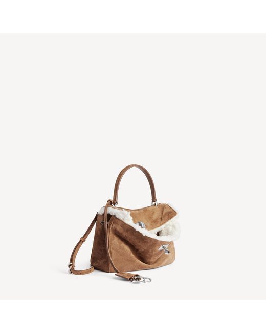 Balenciaga Brown Rodeo Mini Handbag