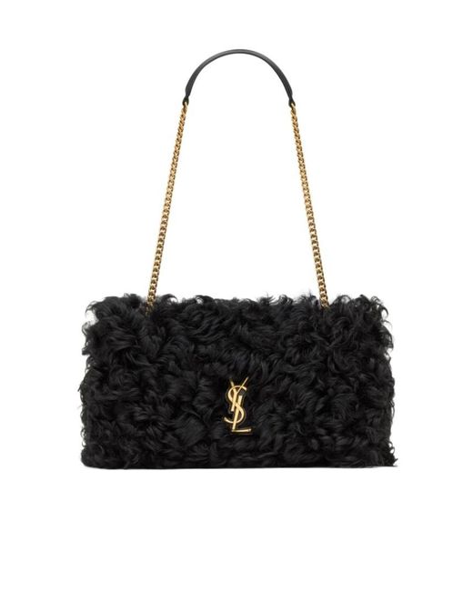 Saint Laurent Black Jamie Medium Shoulder Bag