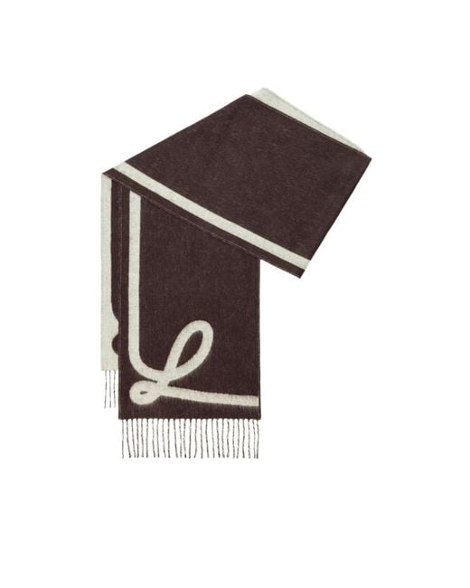 Loewe Multicolor Wool And Cashmere Scarf