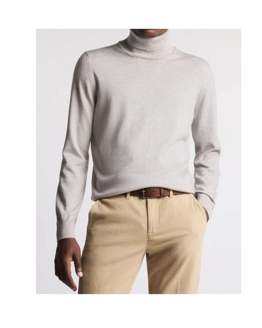 Fay Gray Turtleneck Knitwear for men