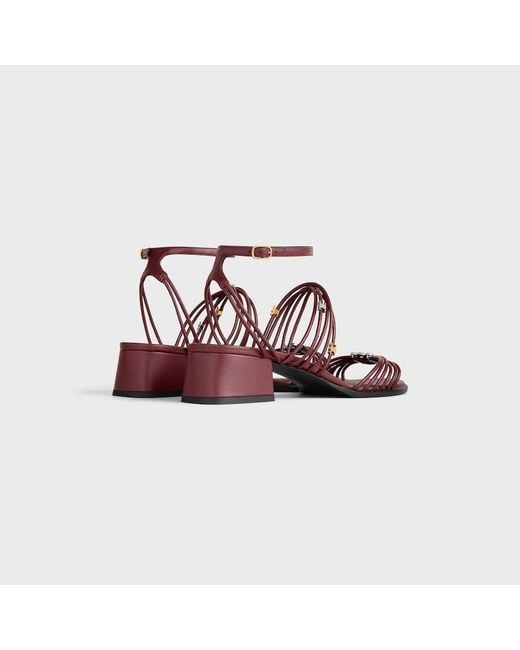 Céline Pink Clémence Heeled Sandal