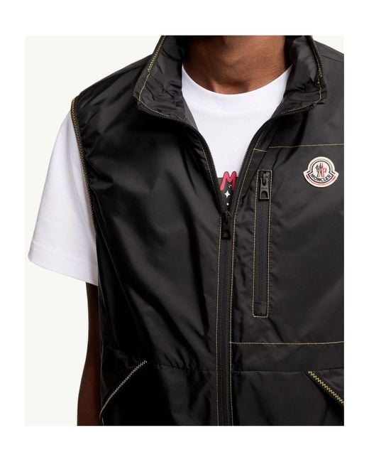 Moncler Black Ansiei Vest for men