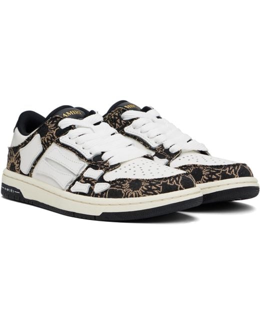 Amiri White Ma Quad Skeleton Sneakers