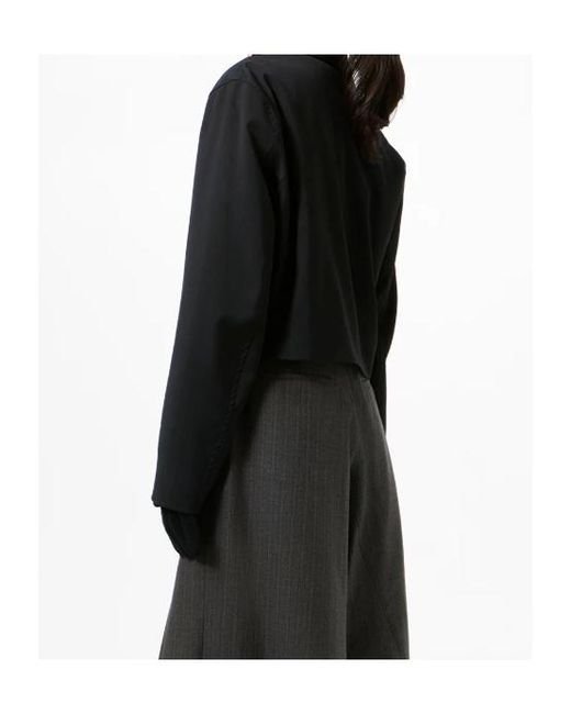 Our Legacy Black Statue Cropped Zip Jacket