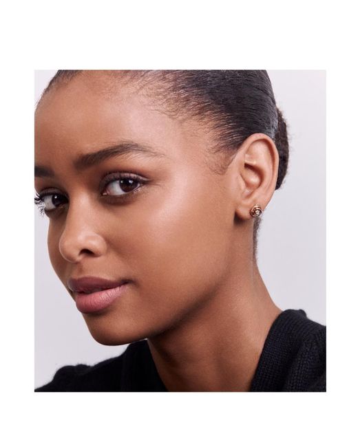 Dior Metallic Rose Couture Earrings