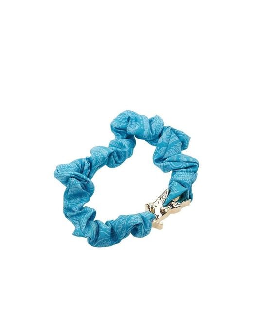 Etro Blue Logo Hair Accessories