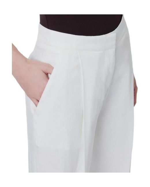 Elisabetta Franchi Multicolor Pleated Straight-Leg Pants