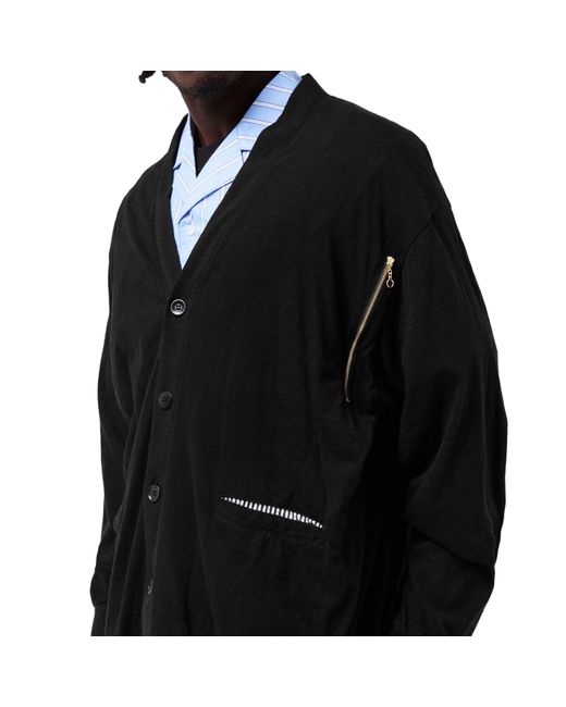 Undercover Black A Versatile Cardigan for men