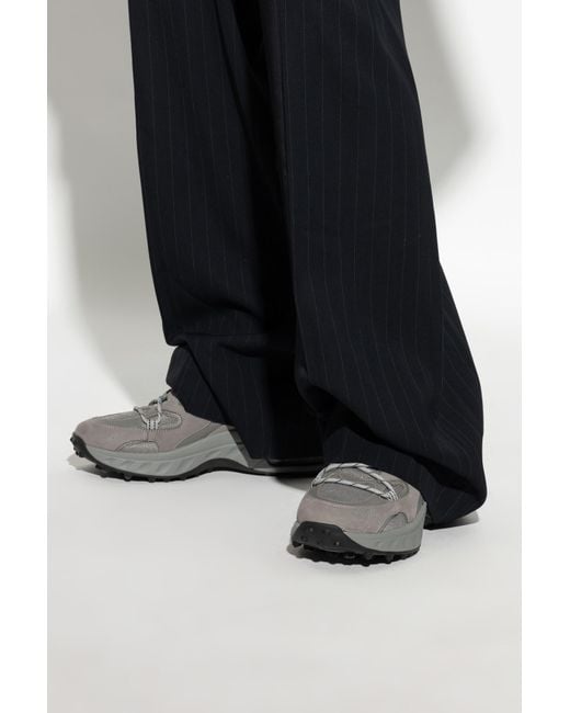 DSquared² Gray Lace-Up Bubble Sneakers for men