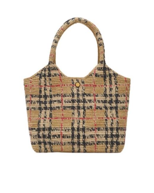 Burberry Metallic Small Margate Tote Bag