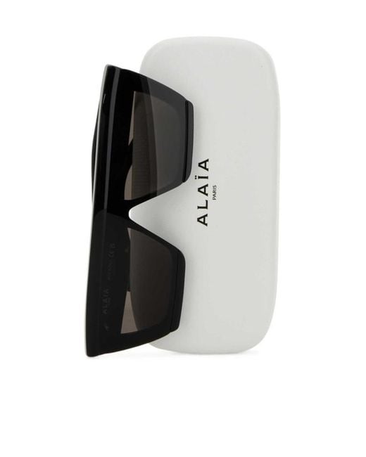 Alaïa Multicolor Shield-Style Sunglasses