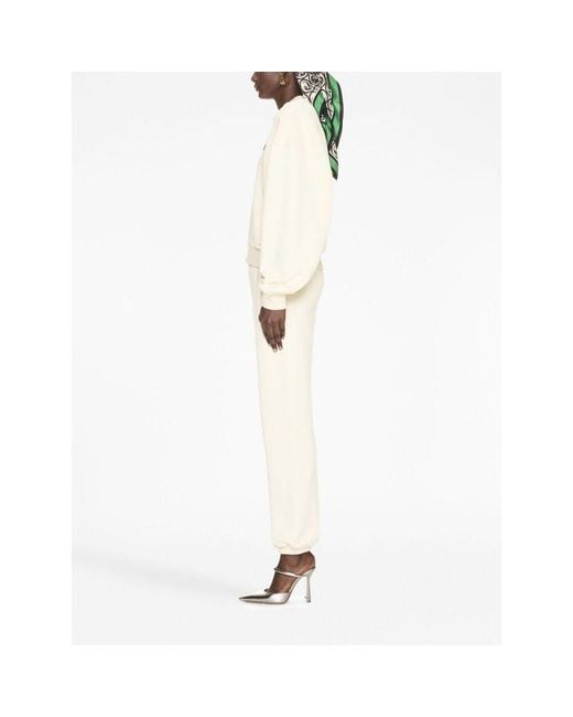 Off-White c/o Virgil Abloh White Logo Printed Crewneck Sweatshirt