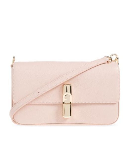 Furla Pink Iride Small Crossbody Bag