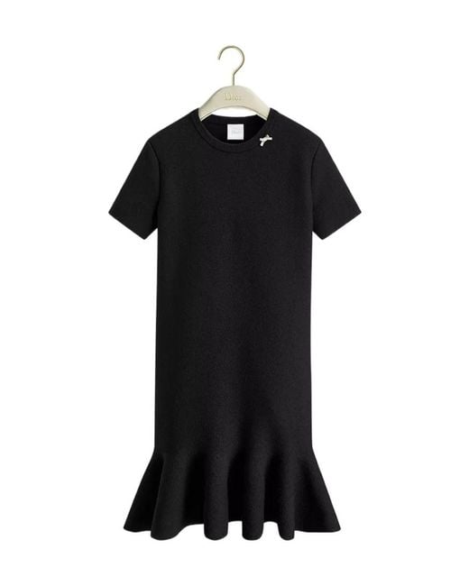 Dior Black Godet Dress