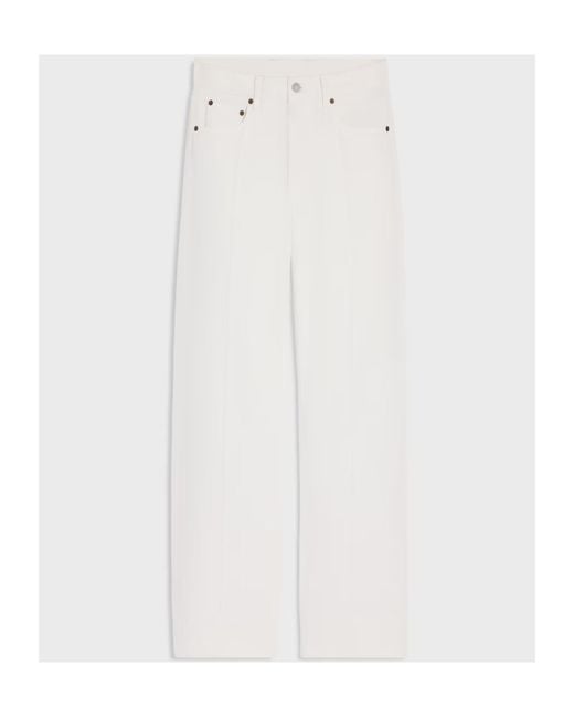 Céline White Boyfriend Jeans 001